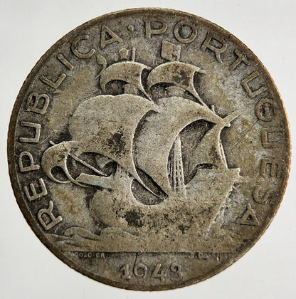1943 Portugal 2.5 Escudos Silver Coin | Collectable Grade