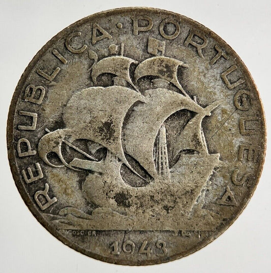 1943 Portugal 2.5 Escudos Silver Coin | Collectable Grade