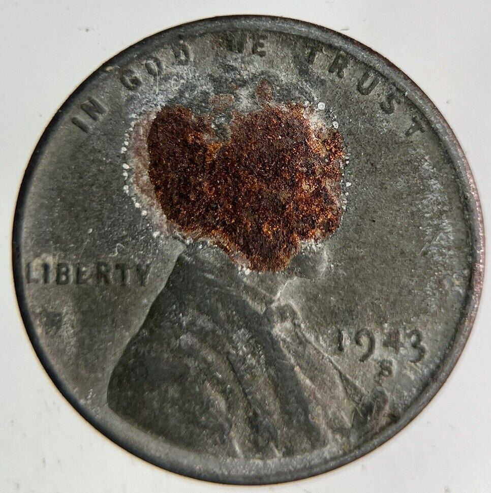 1943 USA US Steel One Cent Coin | Fine Collectable Grade