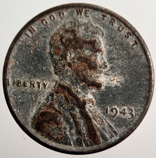 1943 US USA Steel One Cent Coin | Collectable Grade | a823