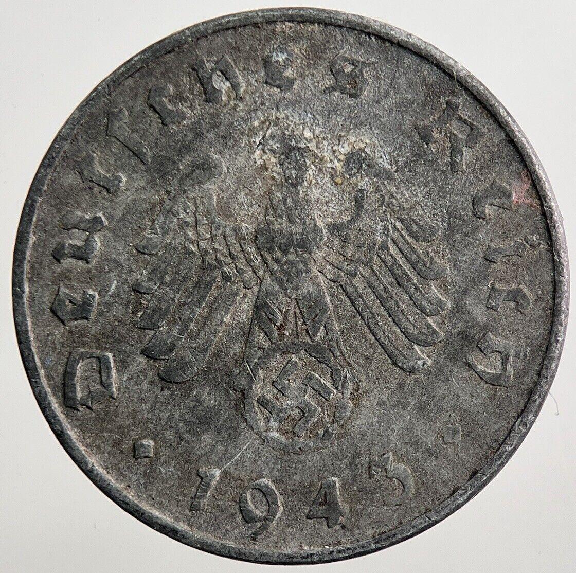 1943-A Germany Nazi 10 Pfennig Coin | Collectable Grade | a2067