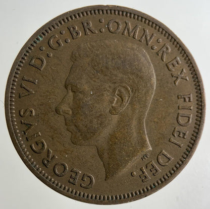 1949 George VI Half-Penny Coin | Fine Collectable Grade