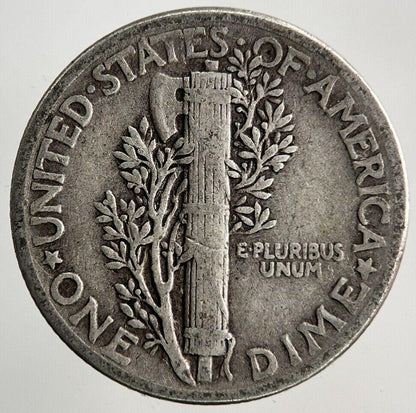 1943 US USA Mercury One Dime Silver Coin | Collectable Grade