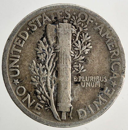 1943 US USA Mercury One Dime Silver Coin | Collectable Grade