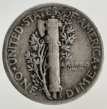 1943 US USA Mercury One Dime Silver Coin | Collectable Grade