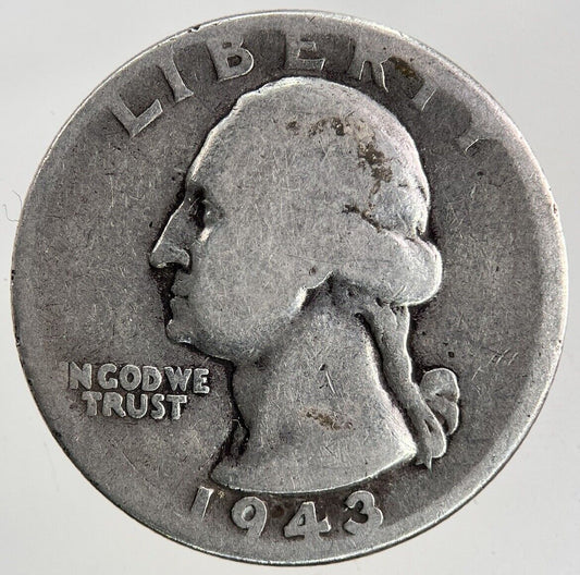 1943 US USA Quarter Dollar Silver Coin | Collectable Grade