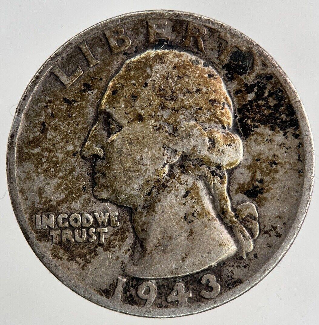 1943 US USA Quarter Dollar Silver Coin | Collectable Grade