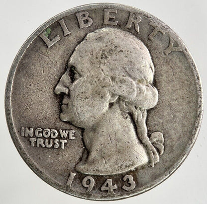 1943 US USA Quarter Dollar Silver Coin | Collectable Grade