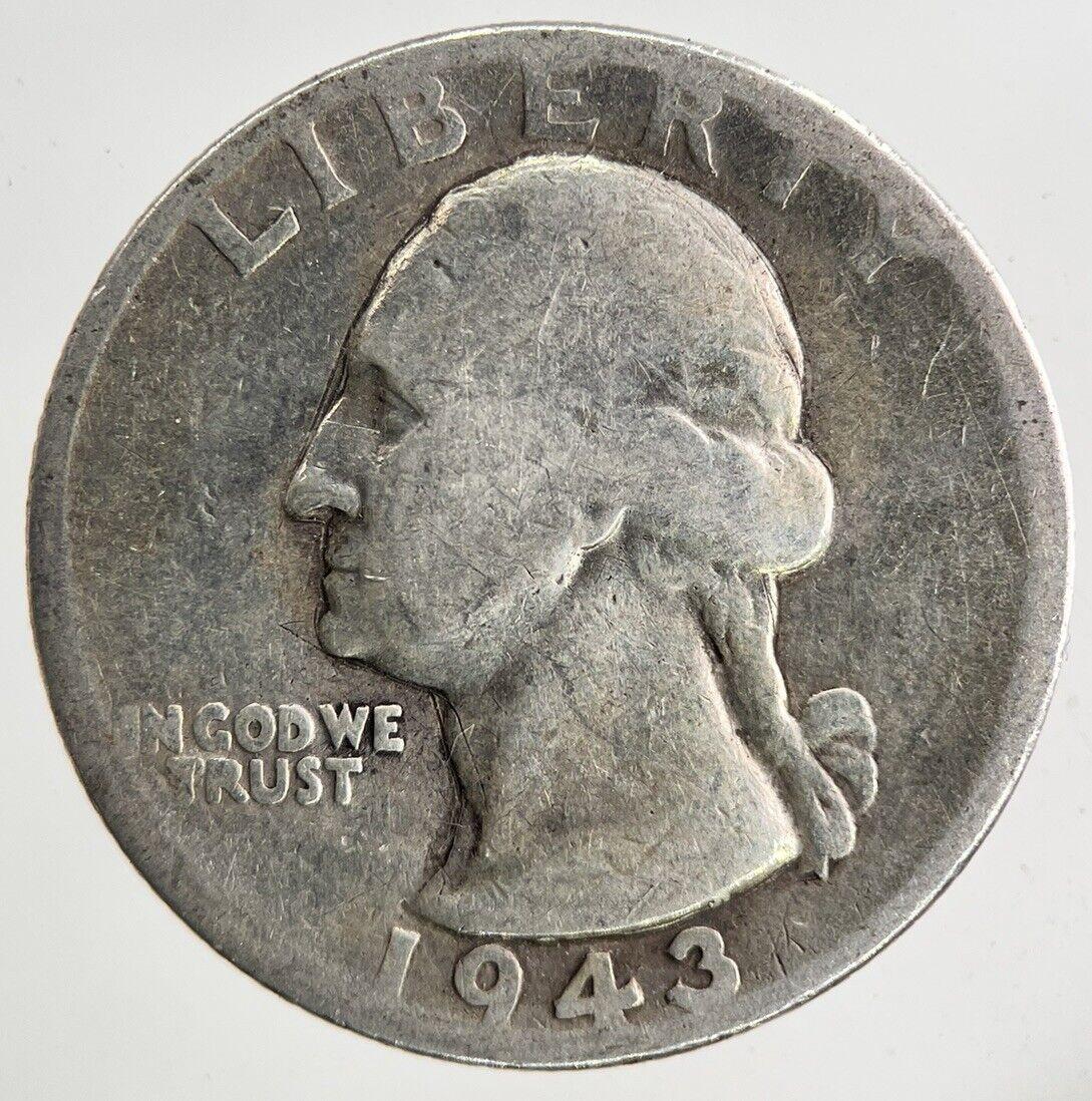 1943 US USA Quarter Dollar Silver Coin | Collectable Grade