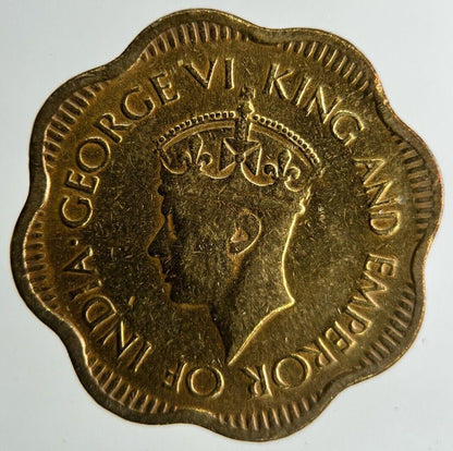 1944 Ceylon 10 Cents Coin | Fine Collectable Grade