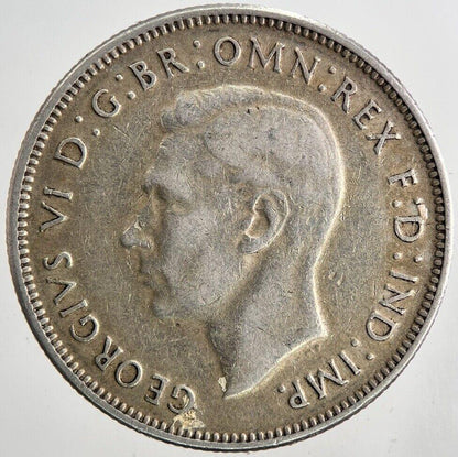 1944 Australia Florin Silver Coin | Fine Collectable Grade | a6690