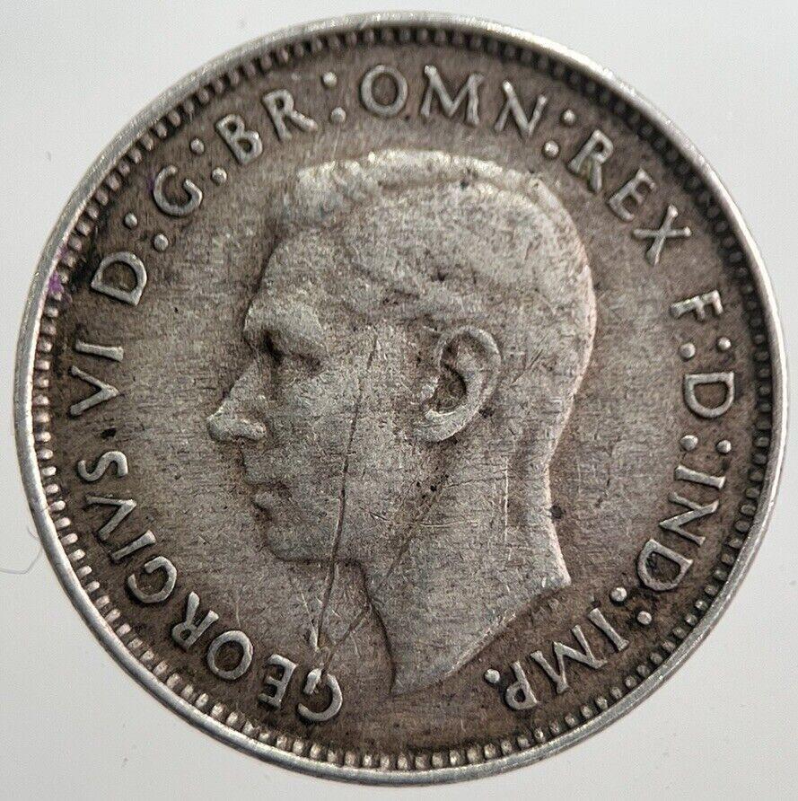1943-D Australia Sixpence Silver Coin | Fine Collectable Grade | a7645