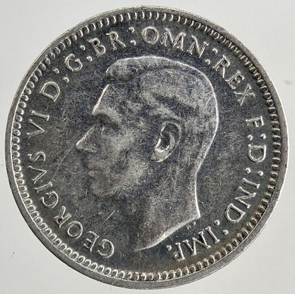 1943-D Australia Threepence Silver Coin | Fine Collectable Grade