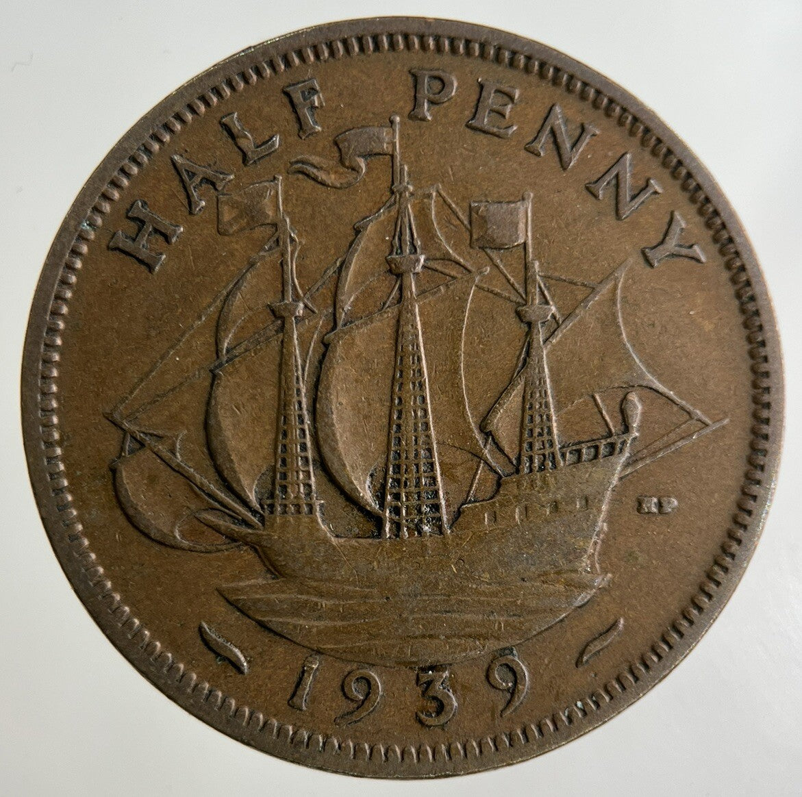 1939 George VI Half-Penny Coin | Fine Collectable Grade