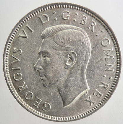 1944 George VI Florin Silver Coin | Very Fine Grade | a5487