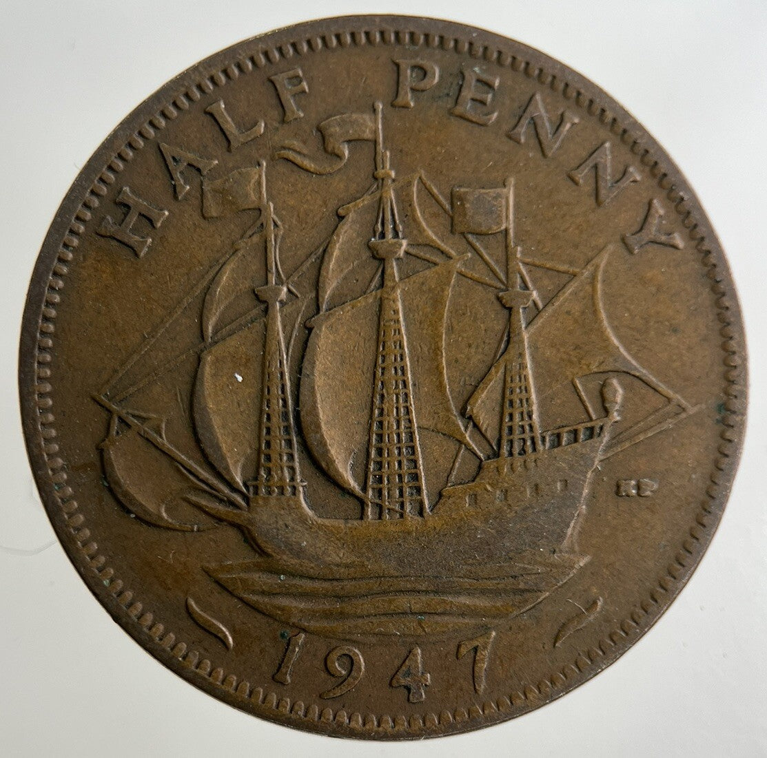 1947 George VI Half-Penny Coin | Collectable Grade