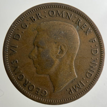 1947 George VI Half-Penny Coin | Collectable Grade