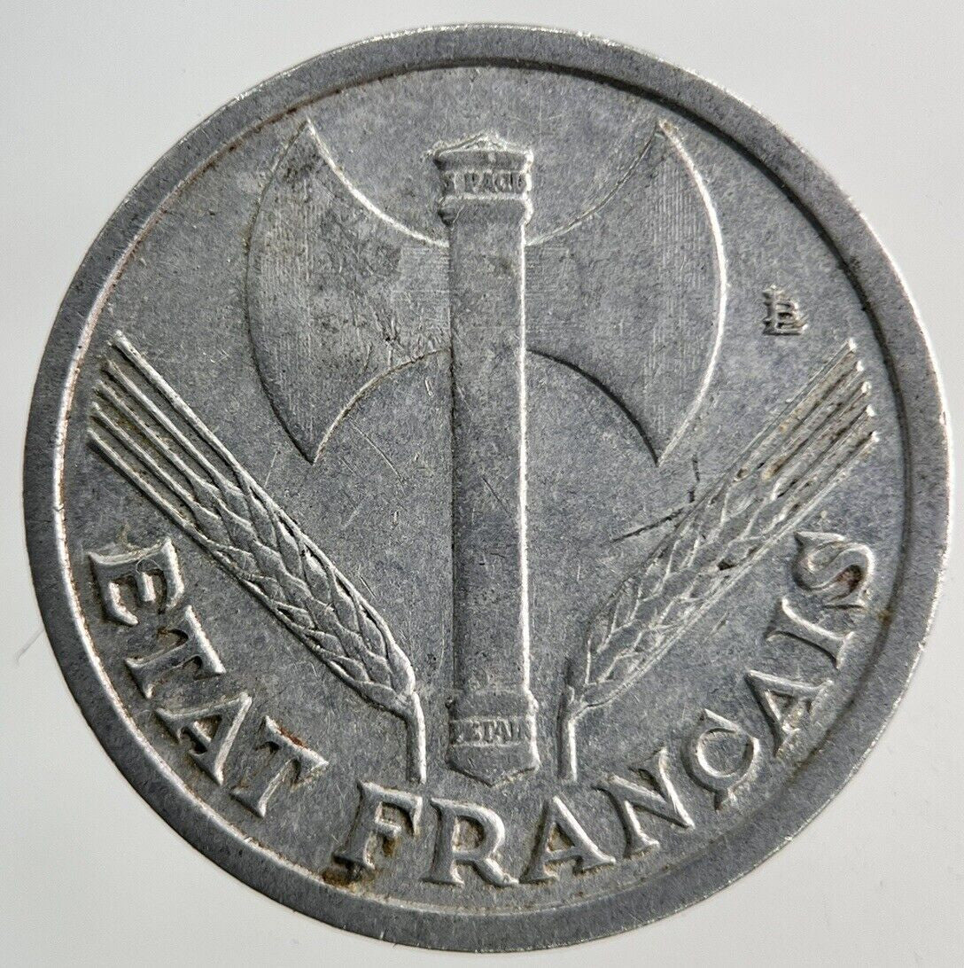 1944 France 1 Franc Coin | Fine Collectable Grade