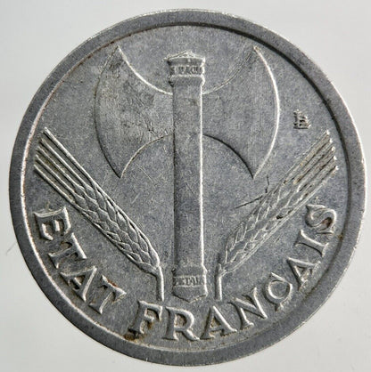 1944 France 1 Franc Coin | Fine Collectable Grade