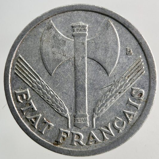 1944 France 1 Franc Coin | Fine Collectable Grade