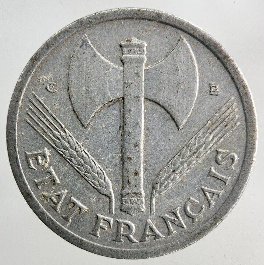 1944 France 1 Franc Coin | Fine Collectable Grade