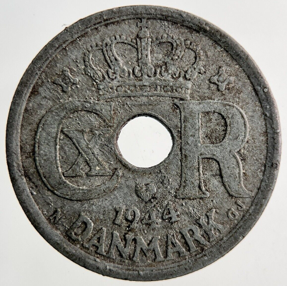 1944 Denmark 25 Ore Coin | Fine Collectable Grade