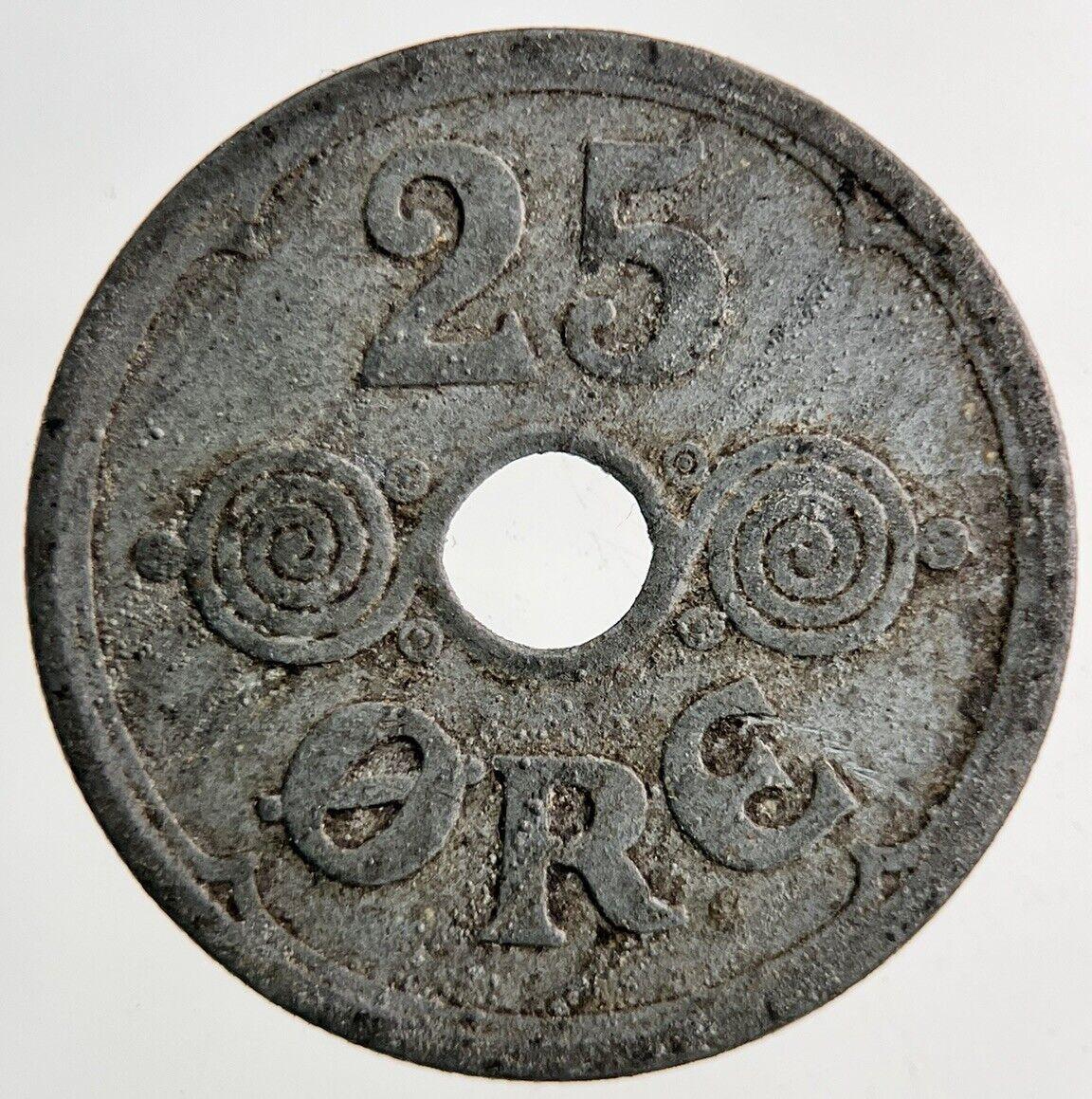 1944 Denmark 25 Ore Coin | Fine Collectable Grade