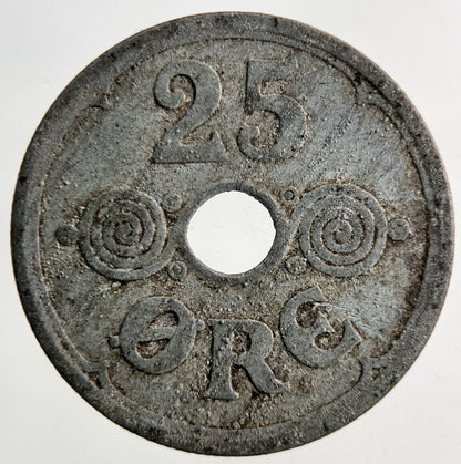 1944 Denmark 25 Ore Coin | Fine Collectable Grade