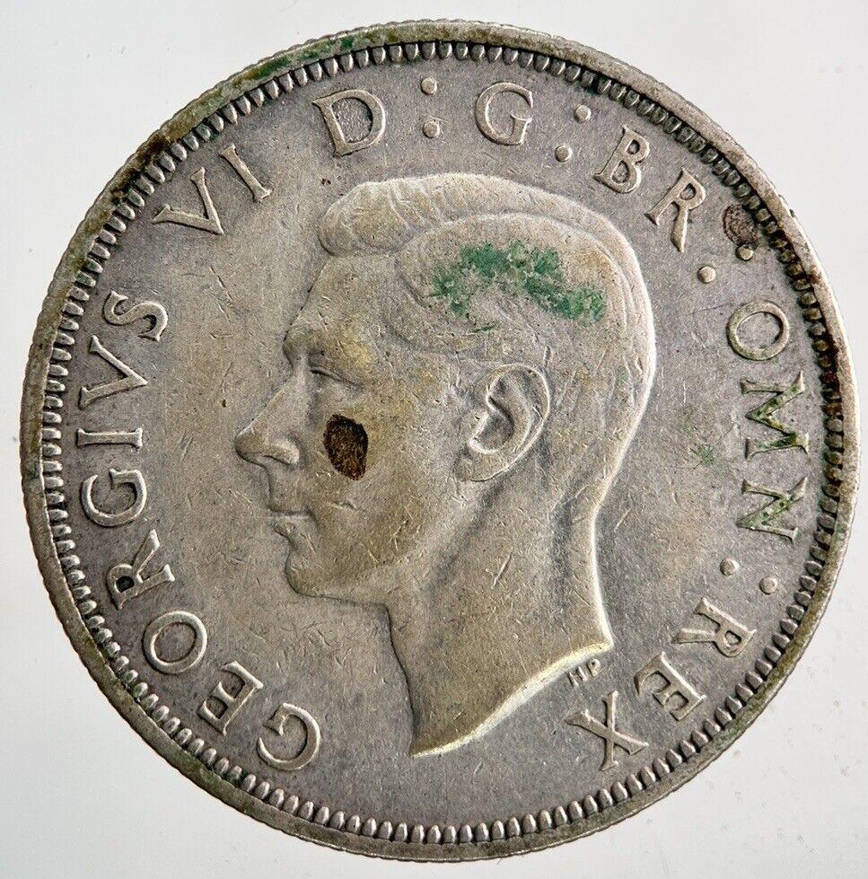 1944 George VI Half-Crown Silver Coin | Fine Collectable Grade