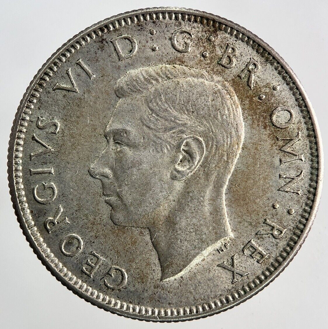 1944 George VI Florin Silver Coin | Very High Grade