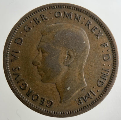 1938 George VI Half-Penny Coin | Collectable Grade