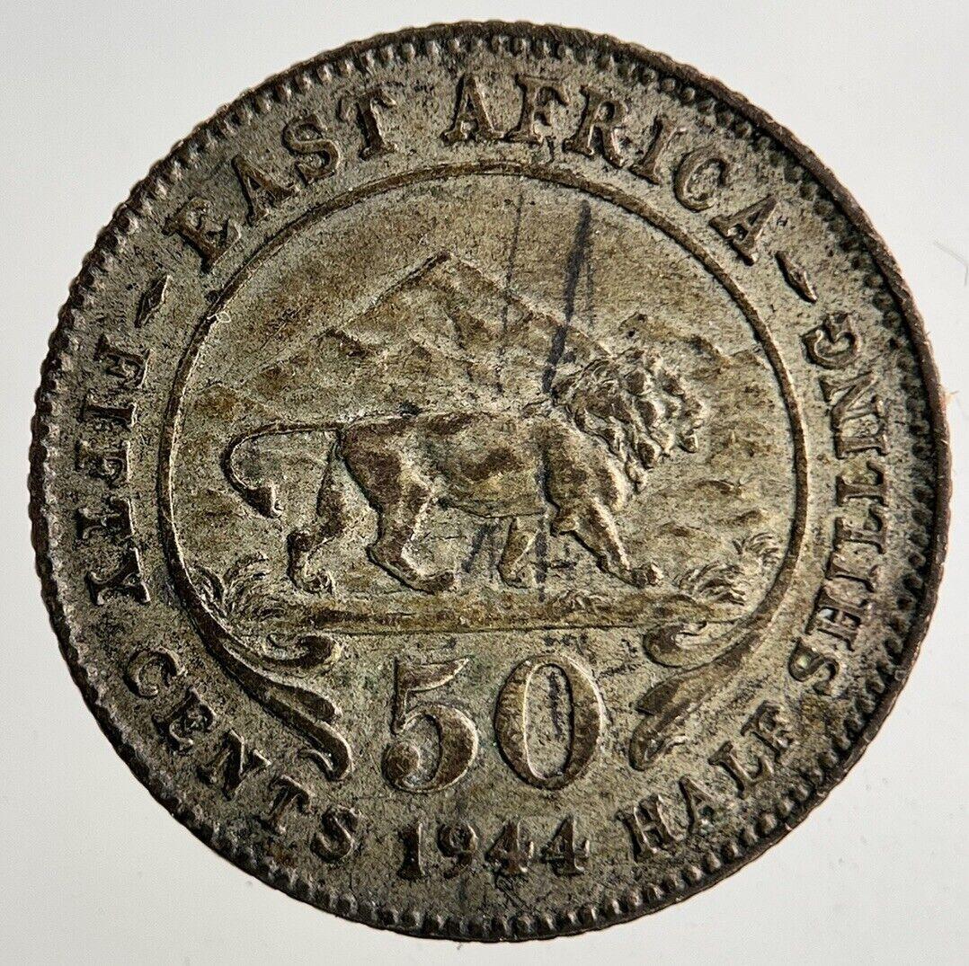 1944 East Africa 50 Cents Coin | Fine Collectable Grade
