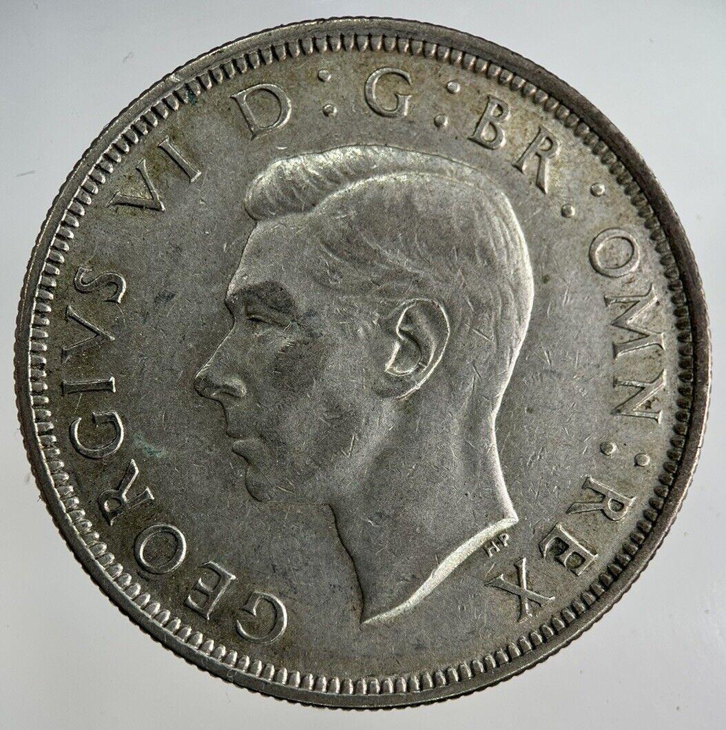 1944 George VI Half-Crown Silver Coin | Fine Collectable Grade