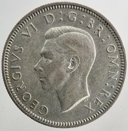 1944 George VI Shilling Silver Coin | Very High Grade