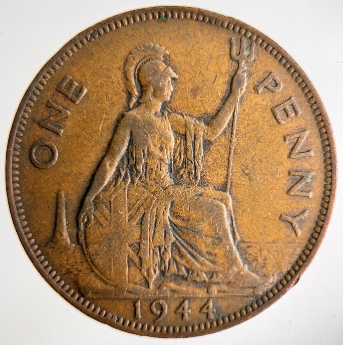 1944 George VI One Penny Coin | Fine Collectable Grade