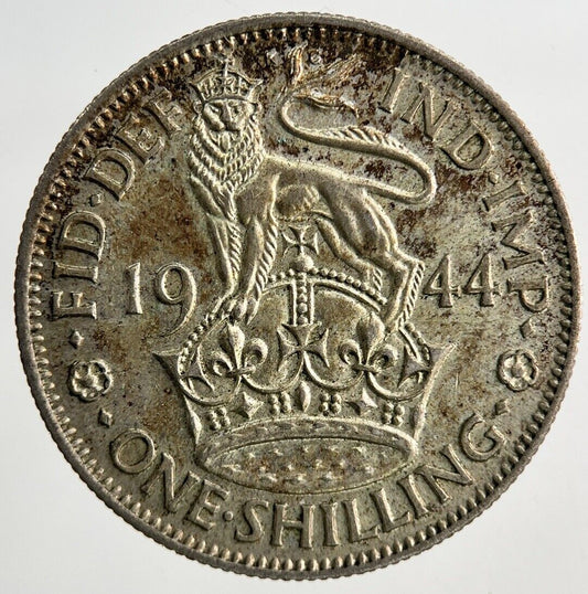 1944 George VI Shilling Silver Coin | Very High Grade