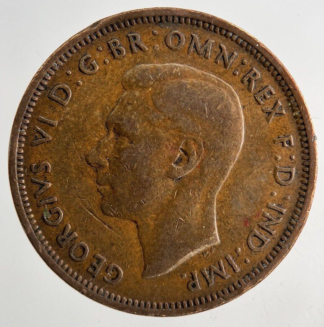 1944 George VI Half-Penny Coin | Collectable Grade