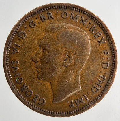 1944 George VI Half-Penny Coin | Collectable Grade
