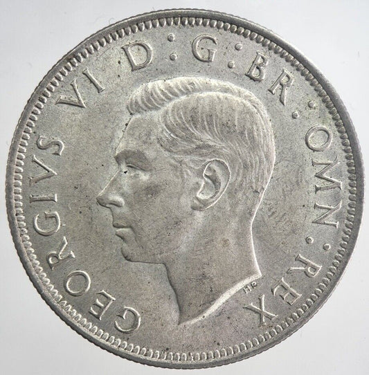 1944 George VI Half-Crown Silver Coin | Very High Grade | a6346