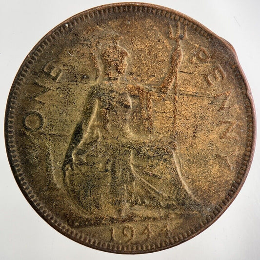 1944 George VI One Penny Coin | Collectable Grade