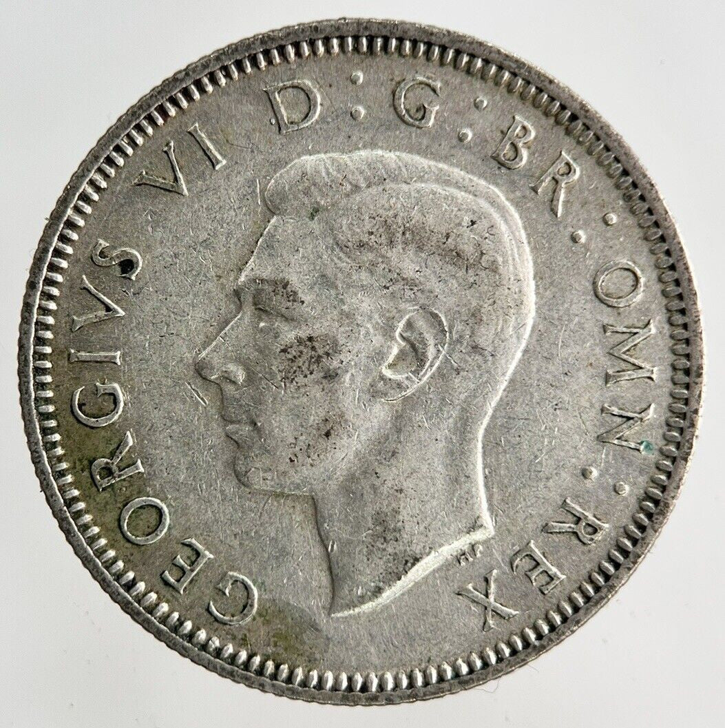 1944 George VI Shilling Silver Coin | Fine Collectable Grade