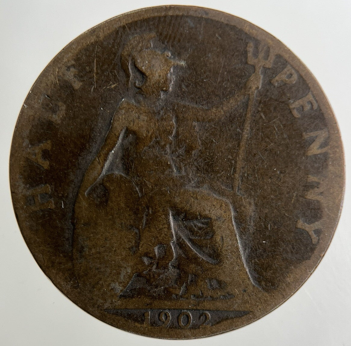 1902 Edward VII Half-Penny Coin | Collectable Grade