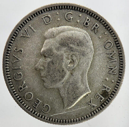 1944 George VI Shilling Silver Coin | Fine Collectable Grade