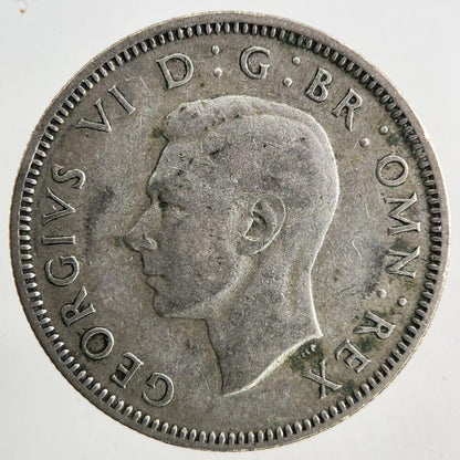 1944 George VI One Shilling Silver Coin | Fine Collectable Grade