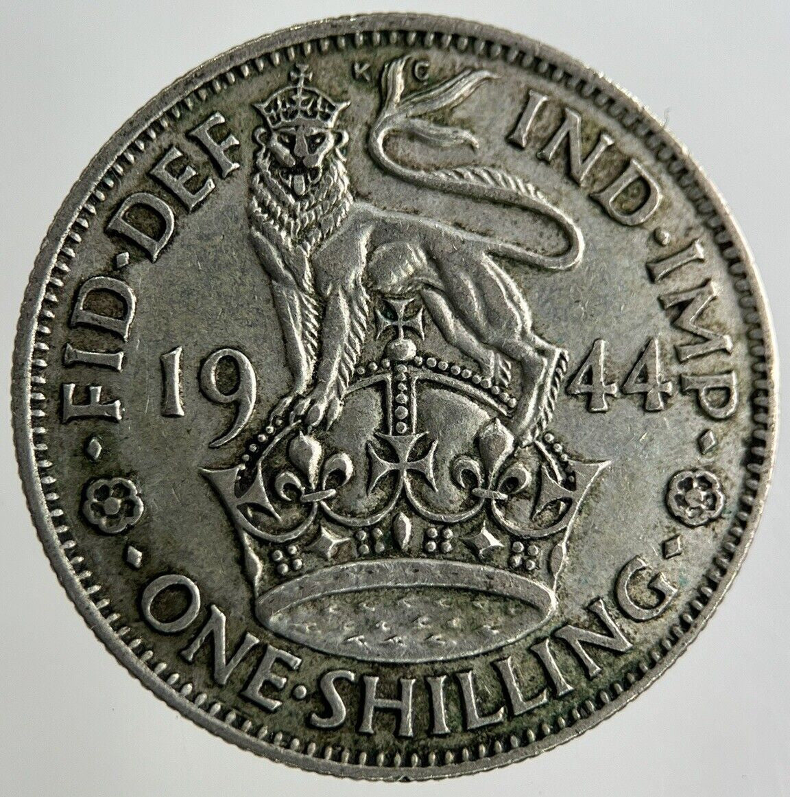 1944 George VI Shilling Silver Coin | Fine Collectable Grade