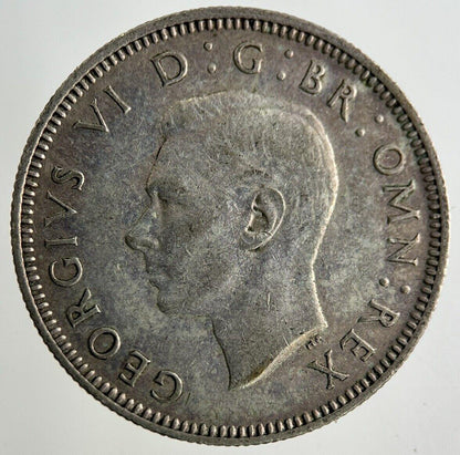 1944 George VI Shilling Silver Coin | Fine Collectable Grade