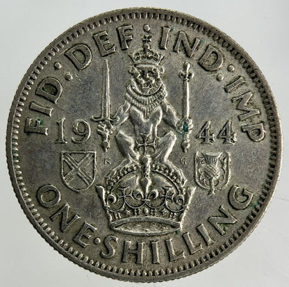 1944 George VI Shilling Silver Coin | Fine Collectable Grade