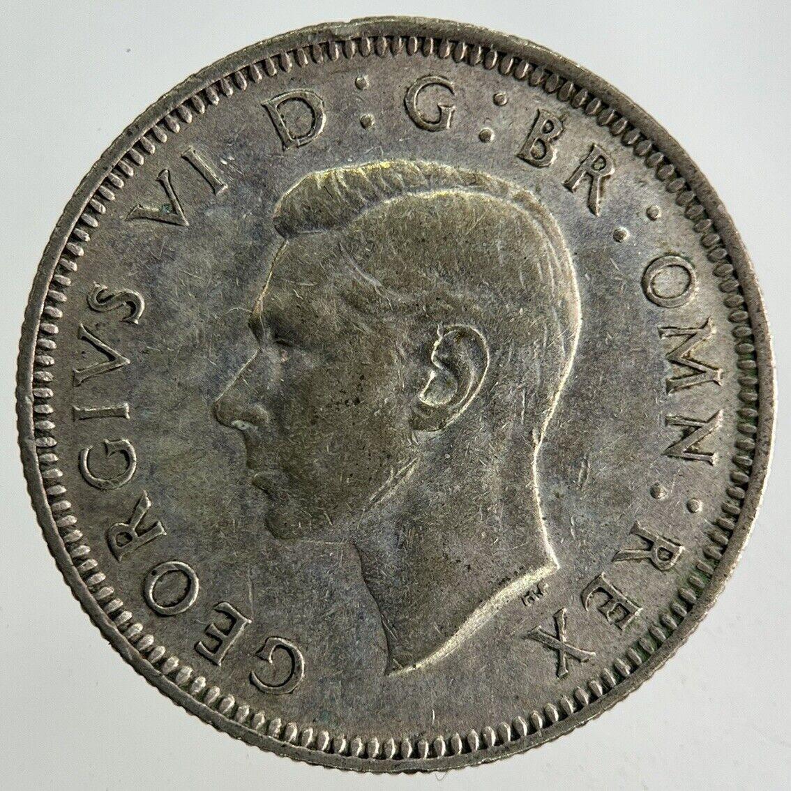 1944 George VI Shilling Silver Coin | Fine Collectable Grade