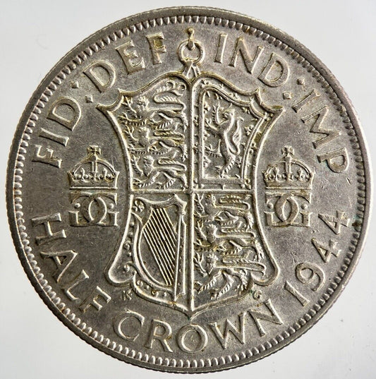 1944 George VI Half-Crown Silver Coin | Very High Grade
