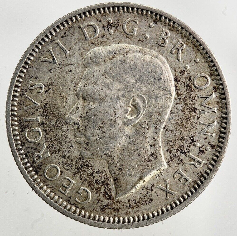 1944 George VI Shilling Silver Coin | Very High Grade